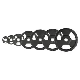 Disco ghisa gommato Tri Grip con foro diam. mm. 50 boccola