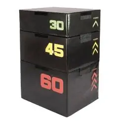 Set di 3 soft plyo box impilabili