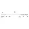POWER TRAINING 180 - Bilanciere olimpionico 180 cm cromato