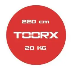 POWER TRAINING 220 - Bilanciere olimpionico 220 cm cromato