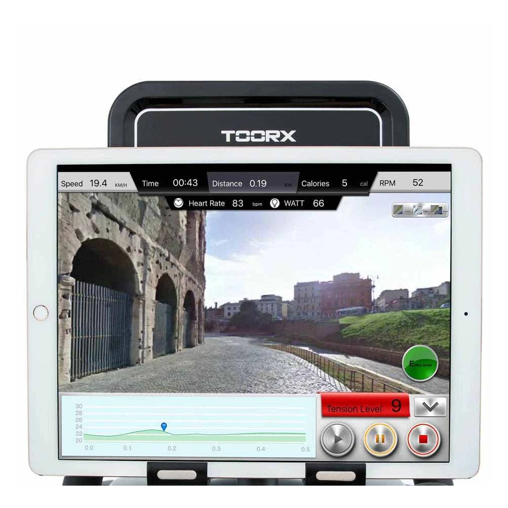 Ellittica ERX-300 HRC elettromagnetica con ricevitore wireless APP READY