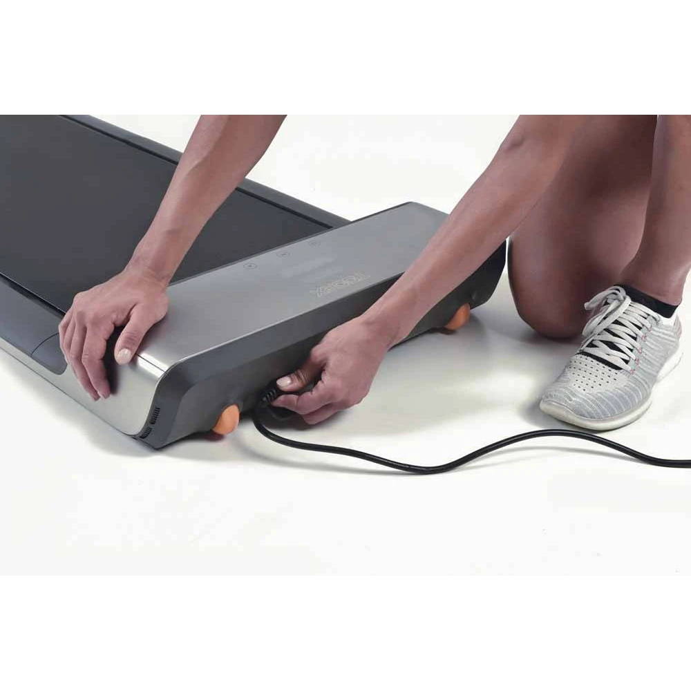 Tapis roulant WalkingPad grigio con display