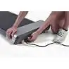 Tapis roulant WalkingPad grigio con display