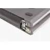 Tapis roulant WalkingPad grigio con display