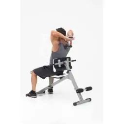 Panca per hyperextension con panca piana e inclinabile multiuso WBX-40 MULTI FIT