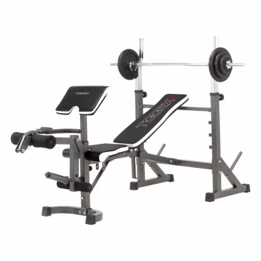 Panca porta-bilanciere WBX-90 Professional richiudibile con leg extension