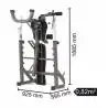 Panca porta-bilanciere WBX-90 Professional richiudibile con leg extension
