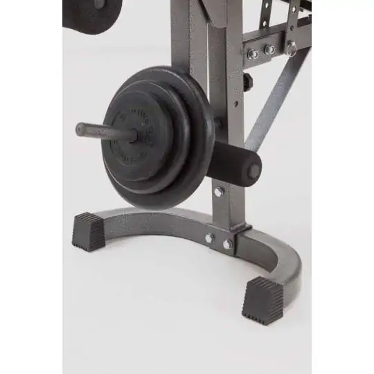 Panca porta-bilanciere WBX-90 Professional richiudibile con leg extension