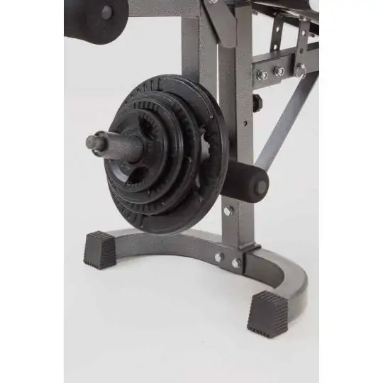 Panca porta-bilanciere WBX-90 Professional richiudibile con leg extension