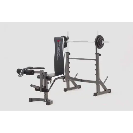 Panca porta-bilanciere WBX-90 Professional richiudibile con leg extension