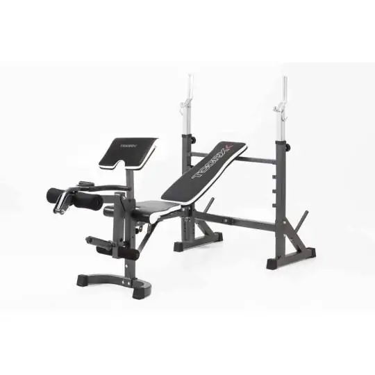 Panca porta-bilanciere WBX-90 Professional richiudibile con leg extension