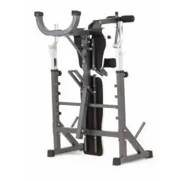 Panca porta-bilanciere WBX-90 Professional richiudibile con leg extension