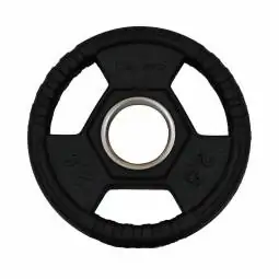 Disco Olimpico Gommato Tri-Grip Pro 2,5 Kg