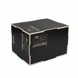 Box Pliometrico Plyo Box Legno Black Grip - Diamond
