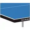 Tavolo PIng Pong per esterno Training Outdoor con ruote - piano blu