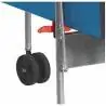 Tavolo PIng Pong per esterno Training Outdoor con ruote - piano blu