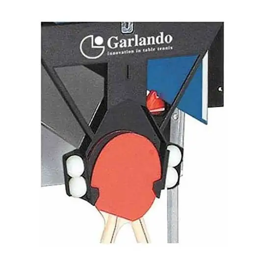 Tavolo PIng Pong per esterno Training Outdoor con ruote - piano blu