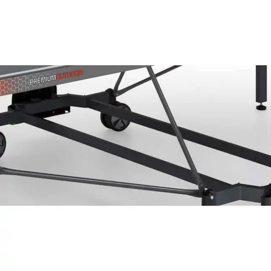 Tavolo PIng Pong per esterno Premium Outdoor con ruote - piano grigio