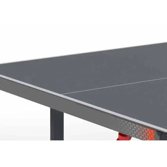 Tavolo PIng Pong per esterno Premium Outdoor con ruote - piano grigio