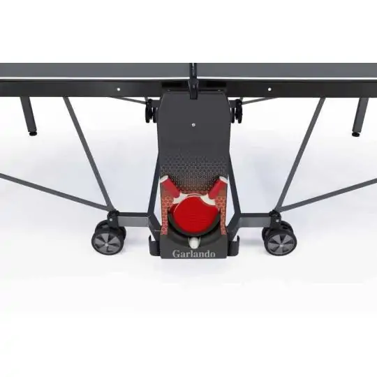 Tavolo PIng Pong per esterno Premium Outdoor con ruote - piano grigio