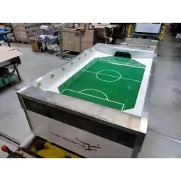 Calciobalilla Maracanà WHITE con aste uscenti (Linea bar con gettoniera)