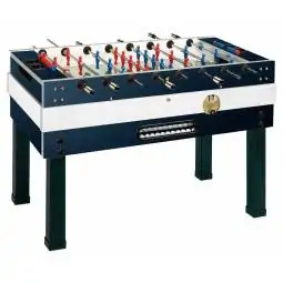 Calciobalilla Deluxe con aste uscenti (Linea bar con gettoniera)