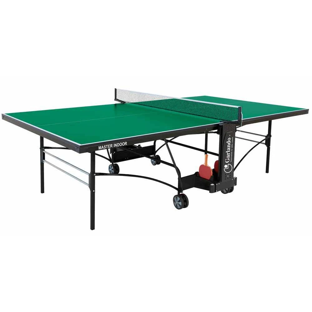 Tavolo Ping Pong Master Indoor con ruote, piano verde - Garlando