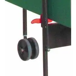 Tavolo Ping Pong Training Indoor con ruote, piano verde - Garlando