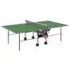 Tavolo Ping Pong Training Indoor con ruote, piano verde - Garlando