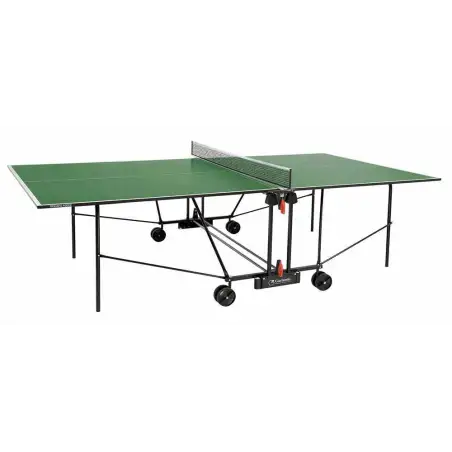 Tavolo Ping Pong Progress Indoor verde, con ruote - Garlando