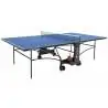 Tavolo PIng Pong per esterno Advance Outdoor con ruote - piano blu