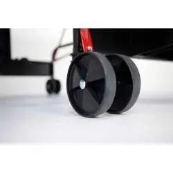 Tavolo PIng Pong per esterno Advance Outdoor con ruote - piano blu