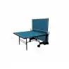 Tavolo PIng Pong per esterno Master Outdoor con ruote - piano blu