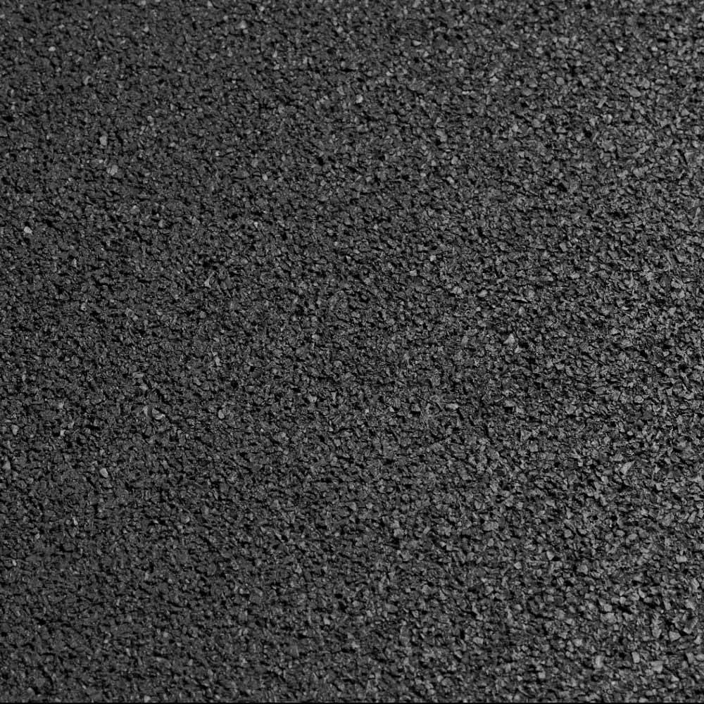 Mattonella di gomma per esterno - Grana grossa Nero