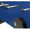 Calciobalilla F-20 blu con aste uscenti, gambe pieghevoli