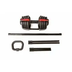 Set 3 in 1 Toorx: Manubri, Bilanciere e Kettlebell Regolabili