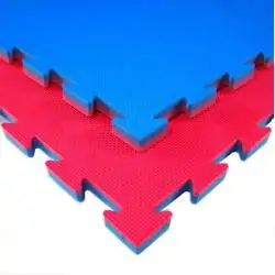 Tatami Economico 2cm Eva Reversibile Rosso-Blu