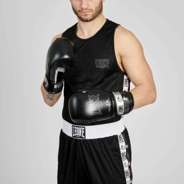 Canotta Boxe ICONIC - Leone 1974 - Nero