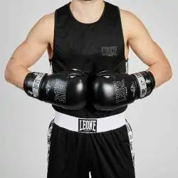 Canotta Boxe ICONIC - Leone 1974 - Nero