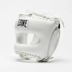 Casco professionale in pelle - Bianco - Leone 1947