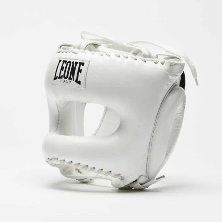 Casco professionale in pelle - Bianco - Leone 1947