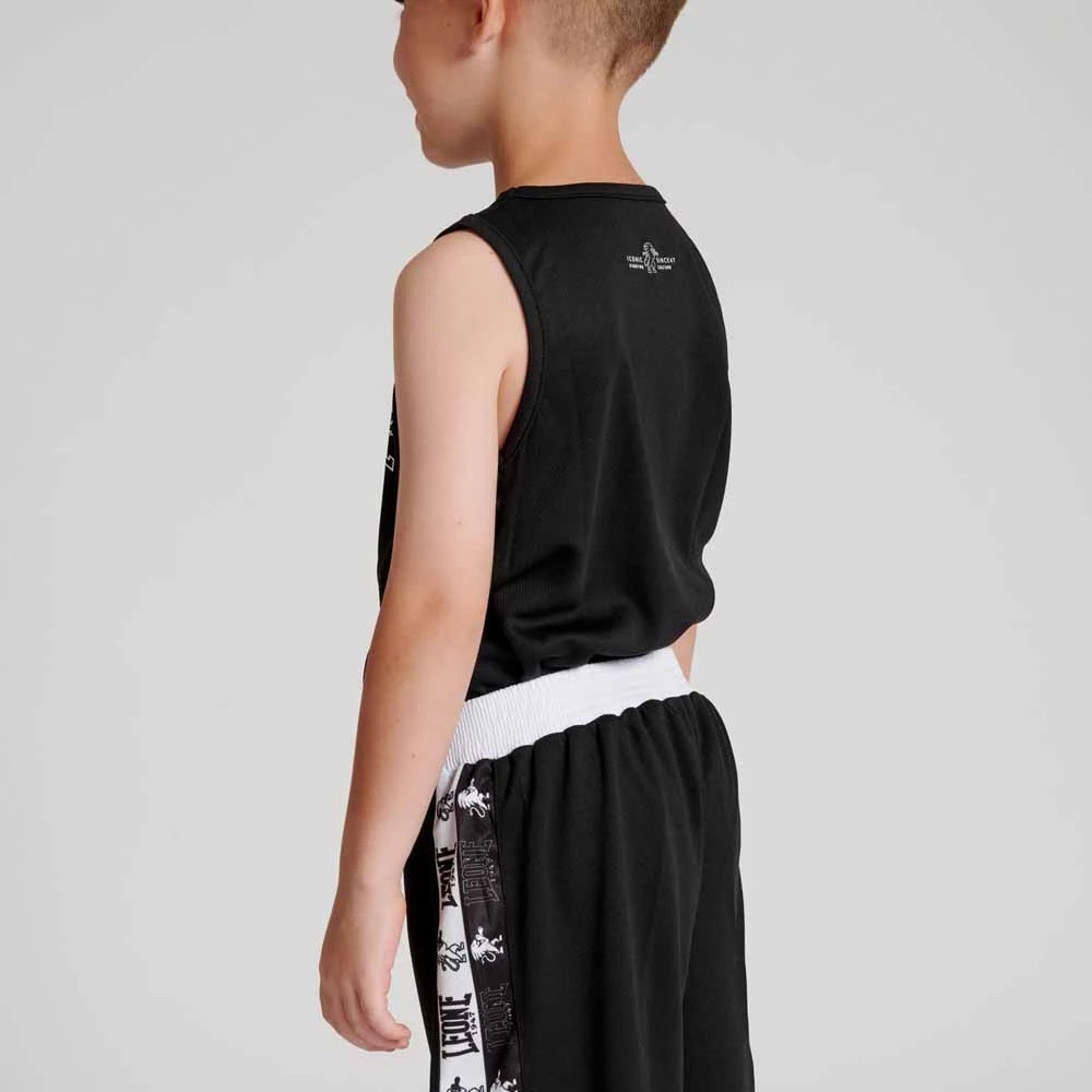 Canotta Boxe ICONIC Bambino - AB231J - Leone 1974 - Nero