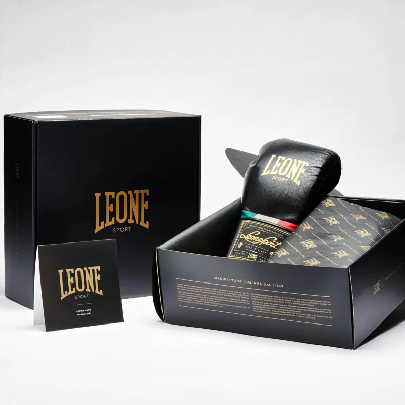 Guantoni Boxe Orlando tricolore Velcro – Leone Sport