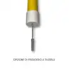 Copricalorifero Certificato Fissaggio con Tasselli - Bianco,