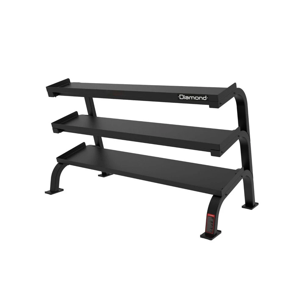 Rastrelliera manubri 3 ripiani - DIAMOND FITNESS PRO Rastrelliera manubri 3 ripiani - DIAMOND FITNESS PRO