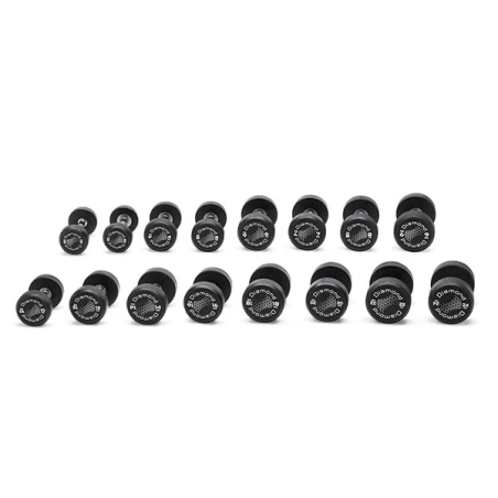 Set Manubri Tond PRO BLACK 2-24 Kg - DIAMOND FITNESS PRO