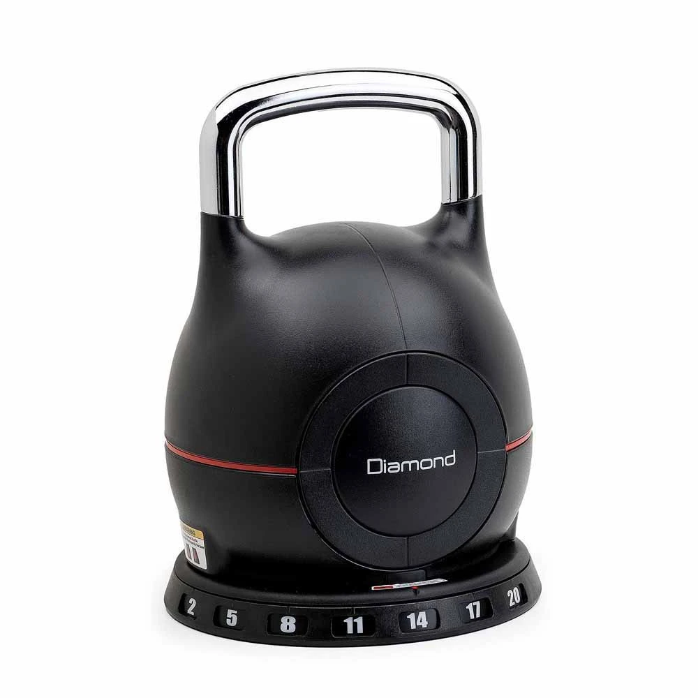 KETTLEBELL selezionabile 2 – 20 kg - DIAMOND FITNESS PRO