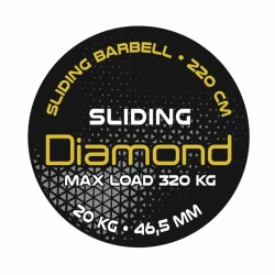 Bilanciere Sliding Grip Diamond | Carico Max. 320 kg