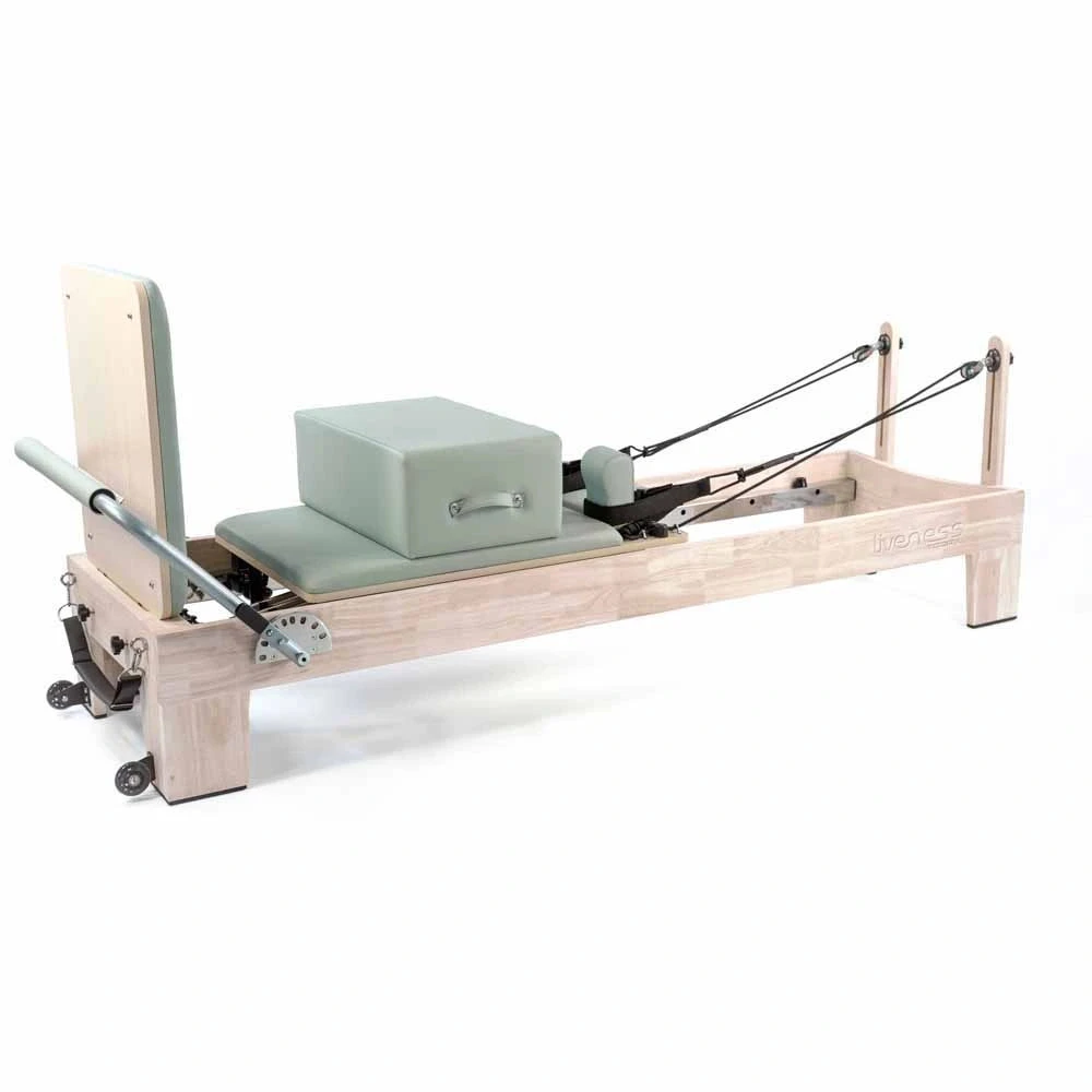 Reformer in legno di quercia naturale colore Green Tea Liveness - PTX-5000G
