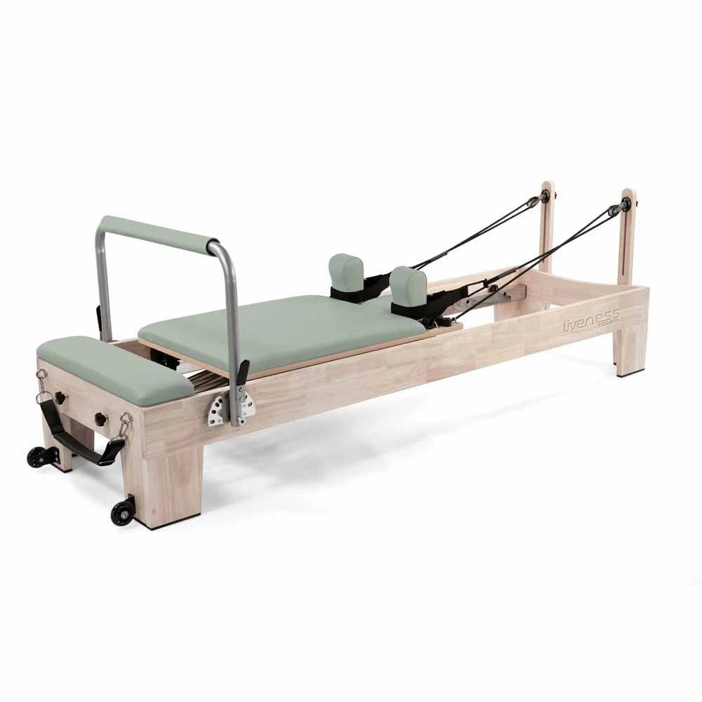 Reformer in legno di quercia naturale colore Green Tea Liveness - PTX-5000G